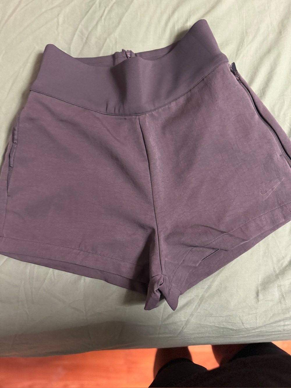 High-Waist Lavender Women's Shorts- Nike